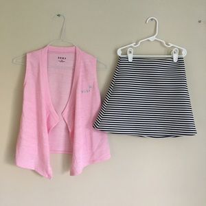 Skirt/Cardigan girls set